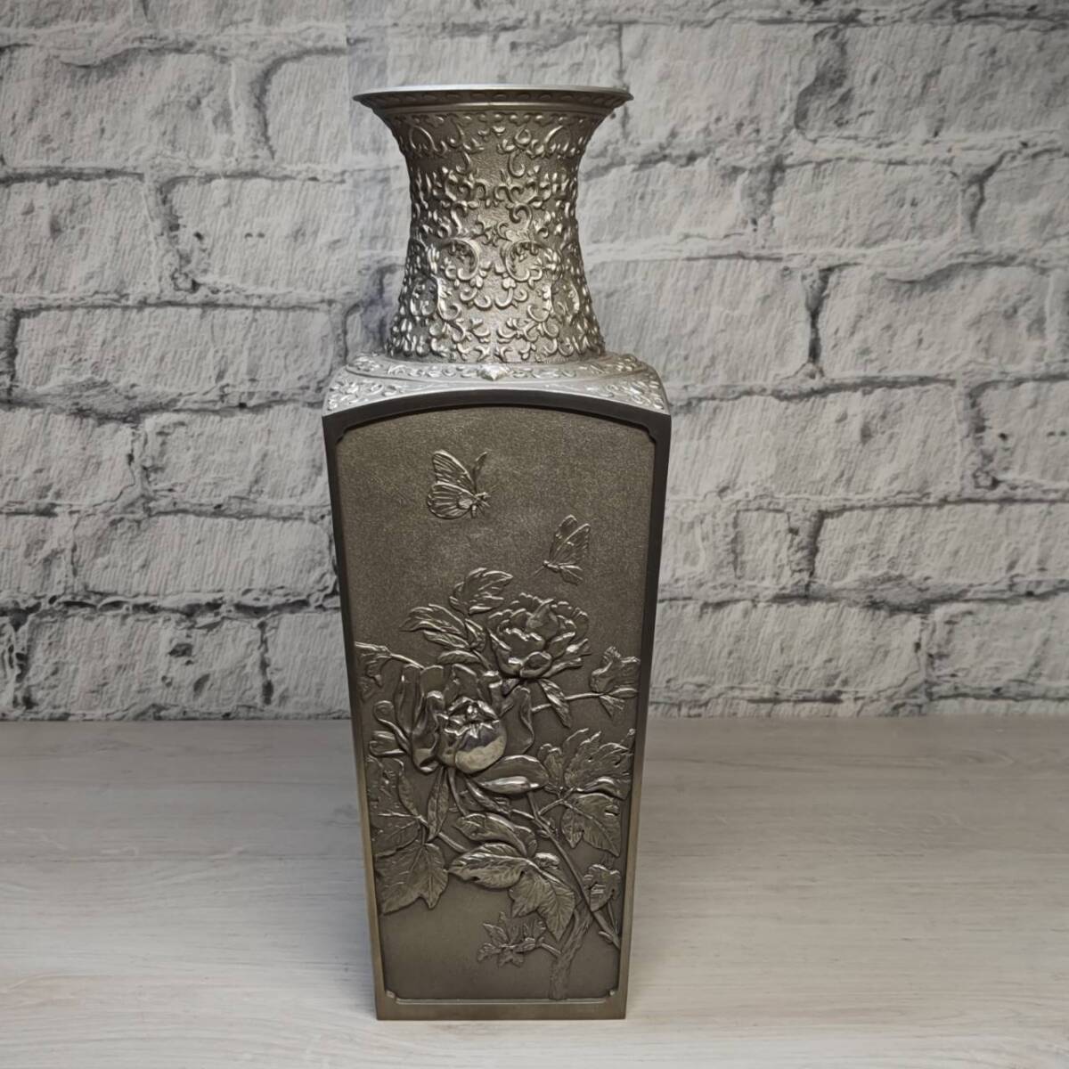 【YH-8780】未使用保管品 ROYAL SELANGOR PEWTER ピューター 花瓶_画像1