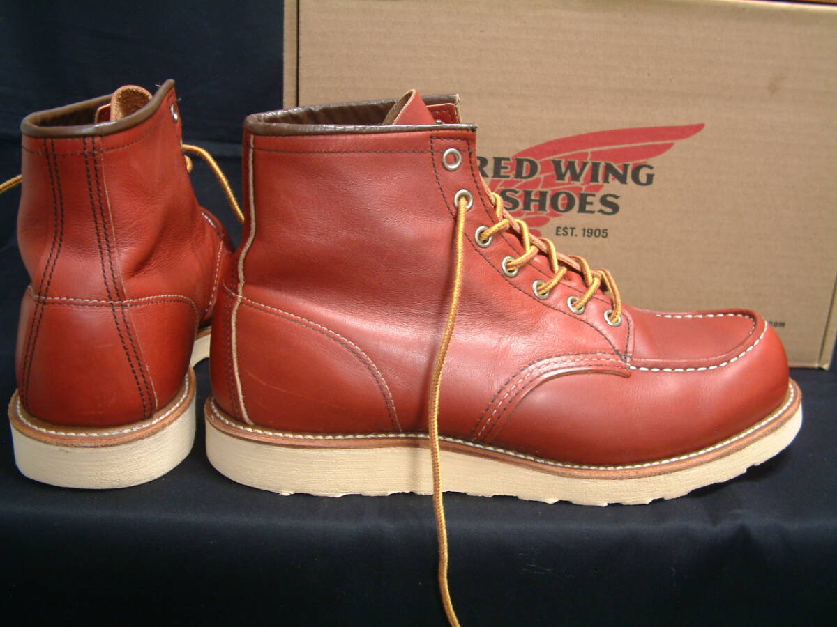 箱付! 9 1/2E 8875 Oro-Russet “Portage” Red Wing Shoes Made in USA 2016 / 検 8131 赤茶 モックトゥ オロラセット・ポテージ _画像10