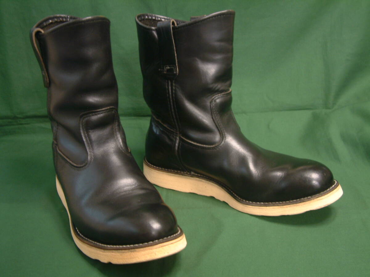 ●9E 8169 1999年生産 旧刺繍製羽タグ レッドウイング ペコス RED WING PECOS BOOTS STYLE No. 8169 MADE IN USA June 1999の画像8
