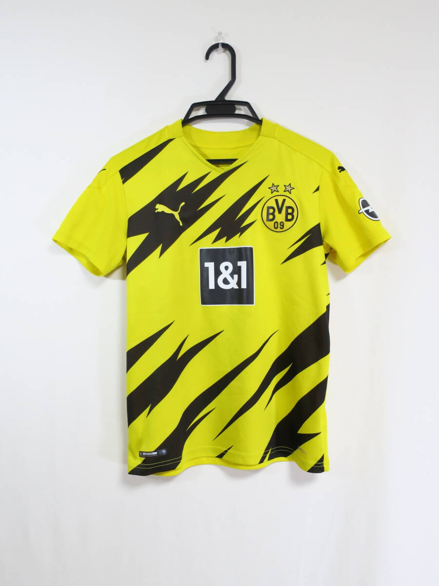 ドルトムント 17-18 ホーム ユニフォーム ジュニア 150-160cm プーマ PUMA Dortmund サッカー シャツ 子供 キッズ 黄の画像1