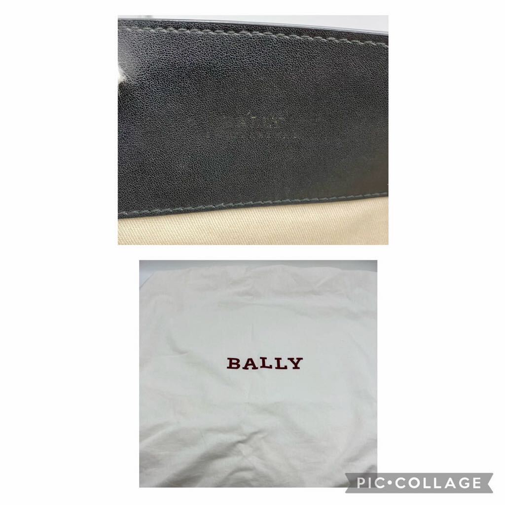 【近年モデル/美品】1円 BALLY バリー トートバッグ ビジネスバッグ ハンドバック ロゴ レザー 本革 メンズ ブラック 黒 肩掛け可 A4収納可の画像10