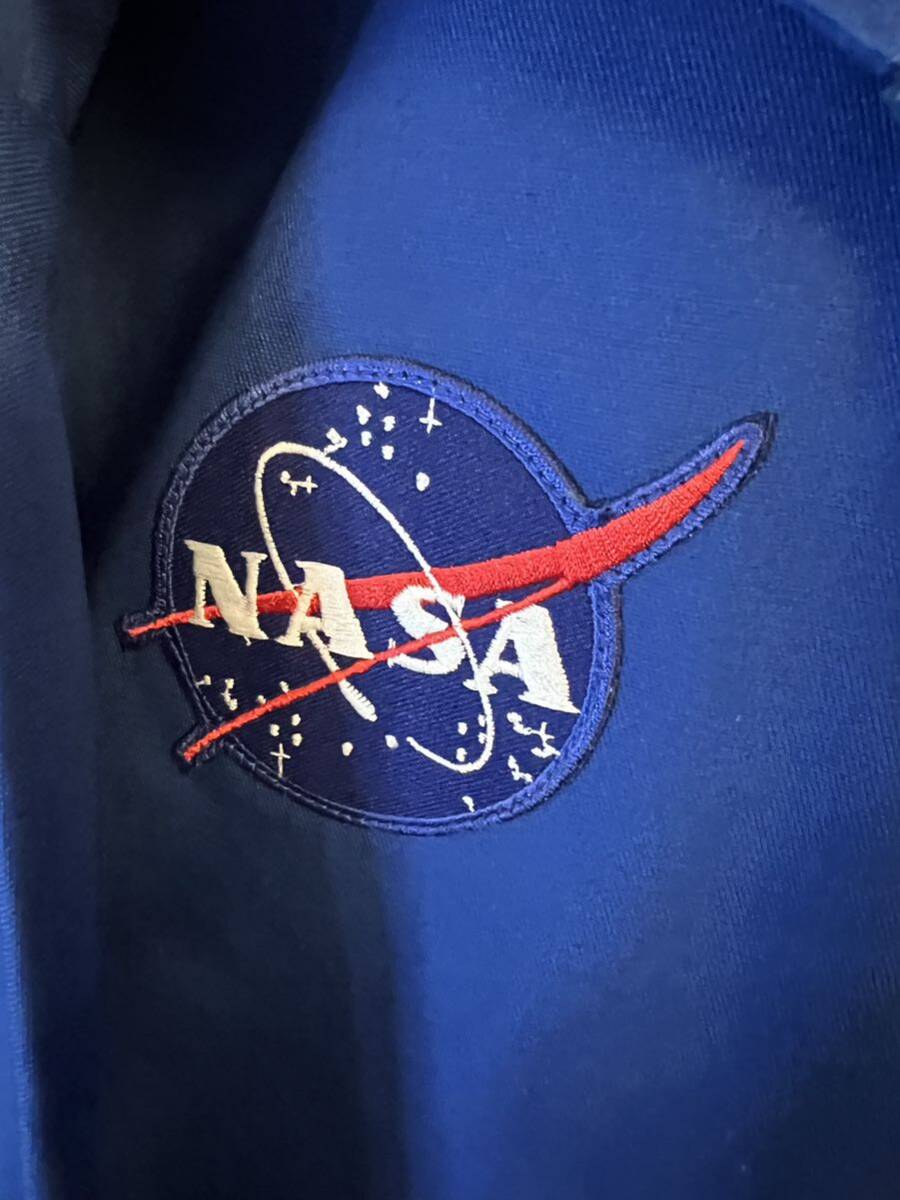 ワークジャケット NASA スタッフ 職員 サイズ M カナダ製 アメリカ古着 ナサ エンジニア メカニックの画像3
