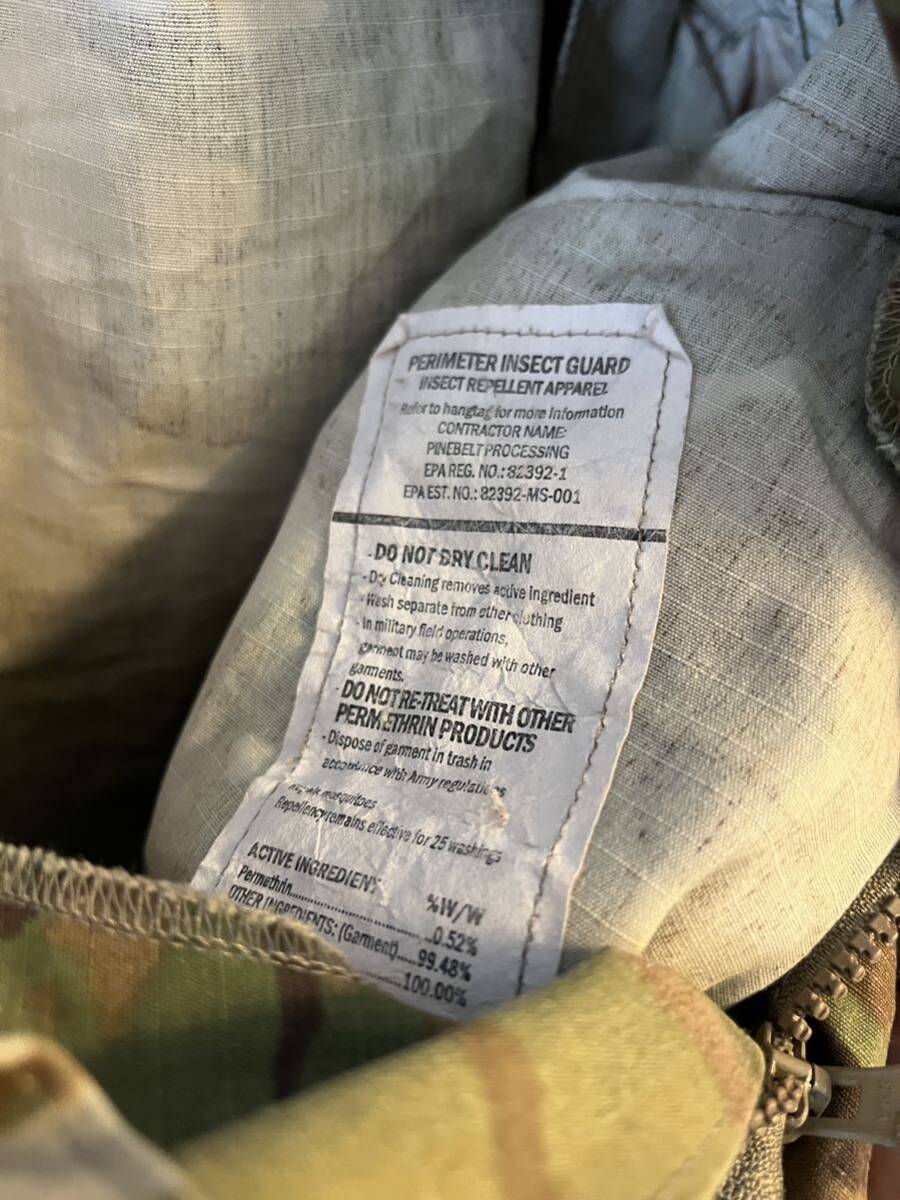 ミリタリージャケット 迷彩 カモ柄 ARMY アウトドア 米軍実物 ウッドランド サイズL ビックサイズ アメリカ古着の画像3