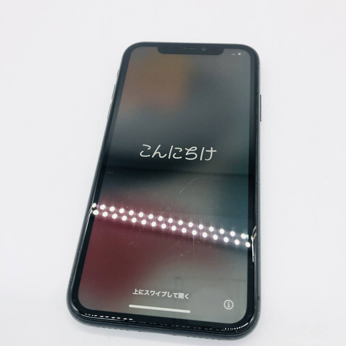 保管品 Apple アップル SIMロックあり ドコモ docomo iPhone11 64GB 黒 ブラック MWLT2J/A 〇判定 本体のみの画像3