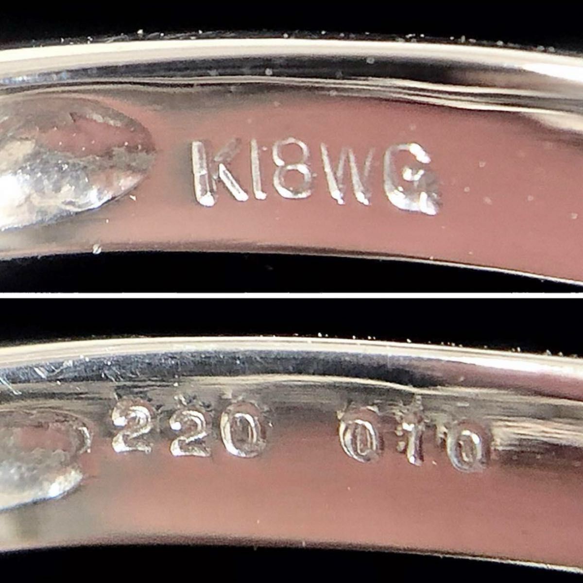 ルビー 2.2ct ダイヤモンド K18WG ダイヤ 花 フラワー リング 指輪