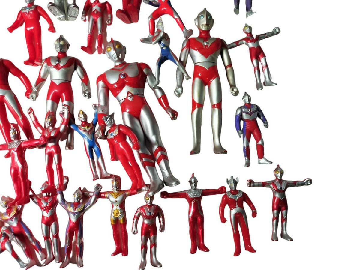 【静0428-45】1円スタート☆ウルトラマン ソフビ フィギュア 人形 70体以上 まとめ 中古品 現状品 フィギュア ウルトラマン ソフビ _画像4