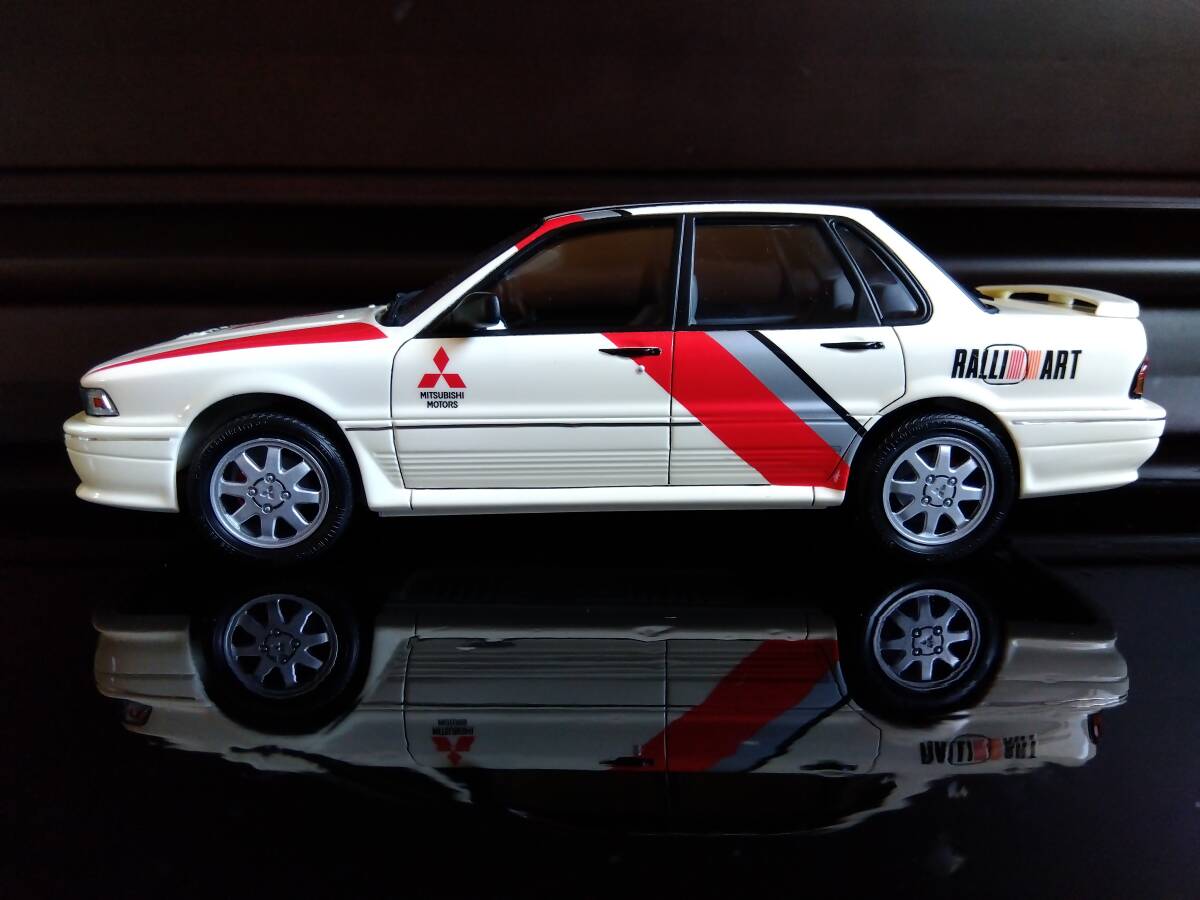 ハセガワ 1/24 三菱ギャランVR-4 RS 完成品　E38A MITSUBISHI GALANT VR-4 RS 2.0 DOHC TURBO_ジムカーナ/ラリーベース仕様でした。