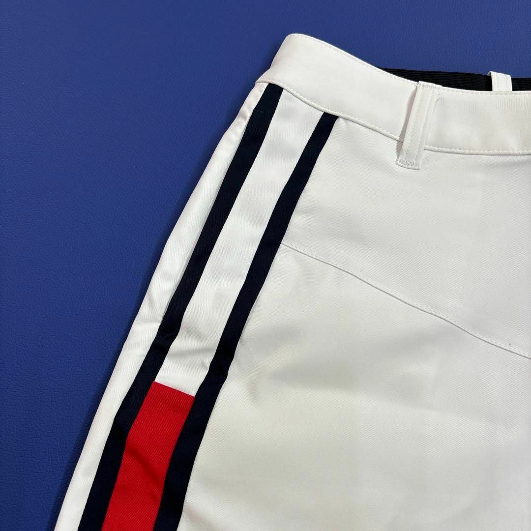 新品★トミーヒルフィガーゴルフ　M スカート　フリル　プリーツ　ホワイト　白　フレア　アシンメトリー　TOMMY HILFIGER GOLF_画像4