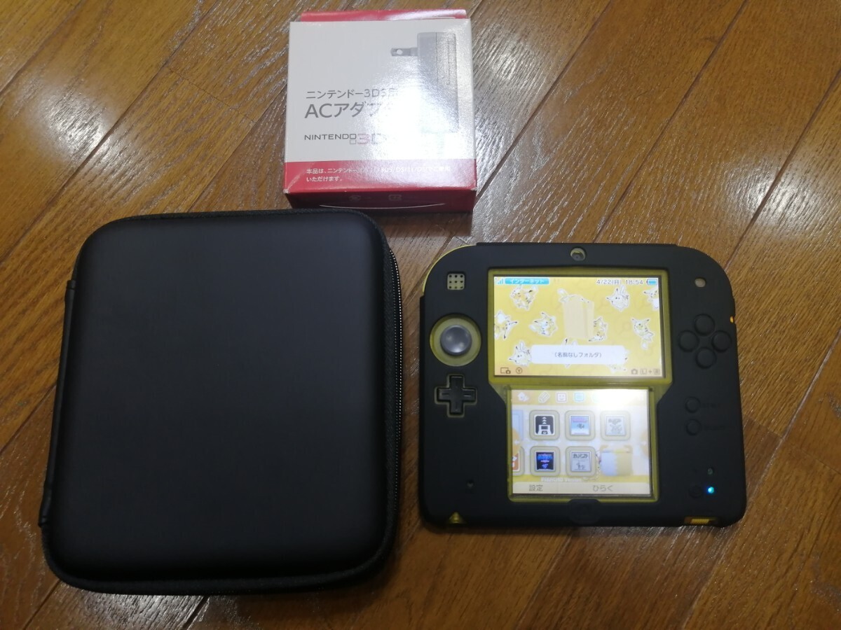 完全正規品 ポケムーバー ポケモンバンク ニンテンドー2DS 本体 赤 ピカチュウ 金 クリスタル 任天堂 NINTENDO ニンテンドー の画像3