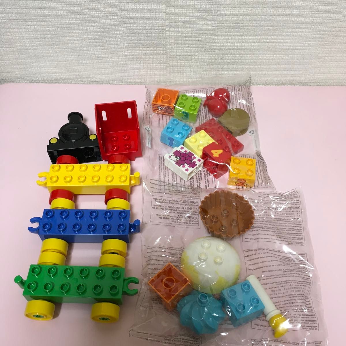 レゴ デュプロ LEGO ブロックと汽車