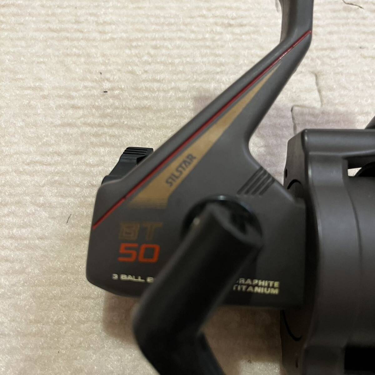  【レア中古品】DAIWA silverline 4000 Ace No.2 SILSTAR BT50セット売り キズ/傷み有り リール動作良好 使用時メンテ必要の画像3