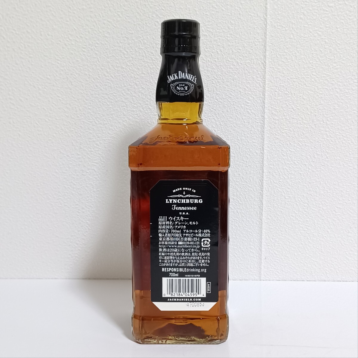 【未開栓】JACK DANIEL'S　ジャックダニエル　Old No.7　SOUR MASHWHISKEY　700ml　40%　アサヒビール　お酒　古酒　飲料　瓶　(SK)_画像3