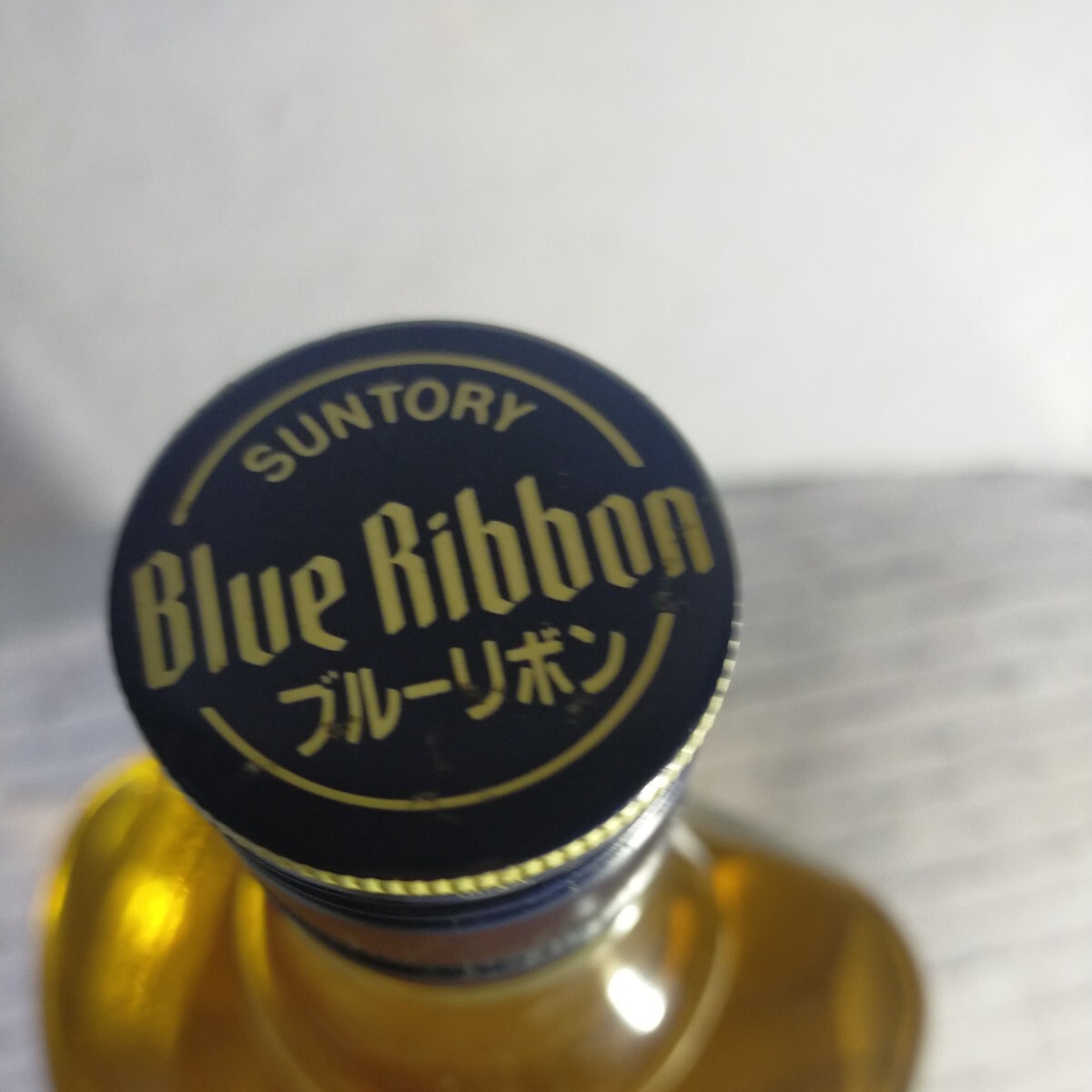 ブルーリボン サントリー FINE QUALITY BLUE Ribbon SPIRITS スピリッツ LIQUEUR リキュール / アルコール37% 容量 1920/ (AＹ)_画像9