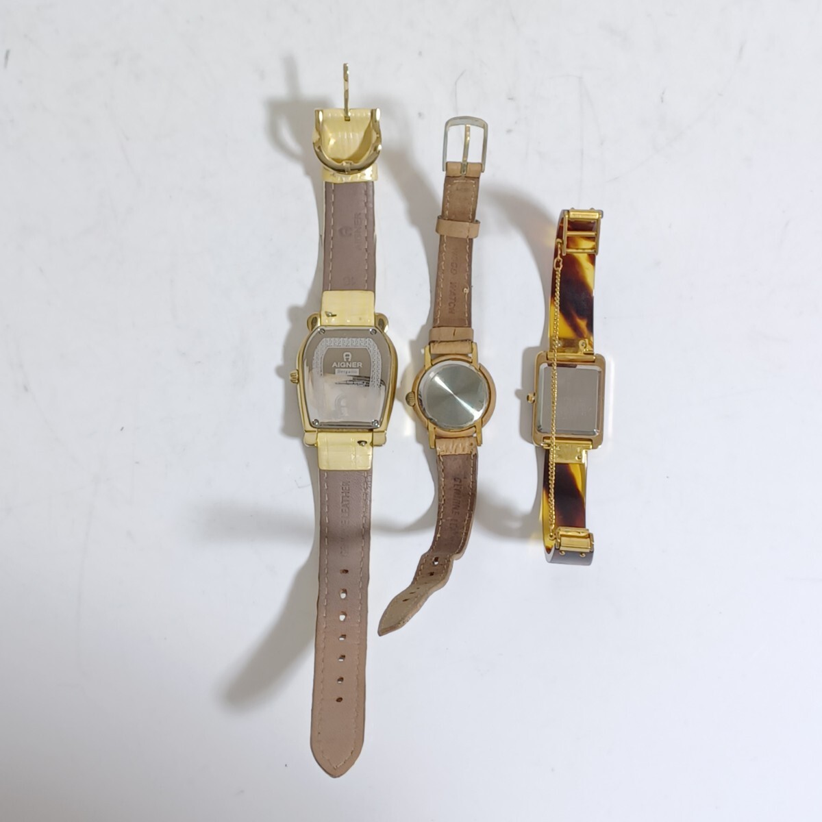 腕時計 セット売り まとめて 大量 ケース付き Brain ブレイン AIGNER アイグナー KOOKAI VIOR GEORGES RECH 7個 (SK)の画像8