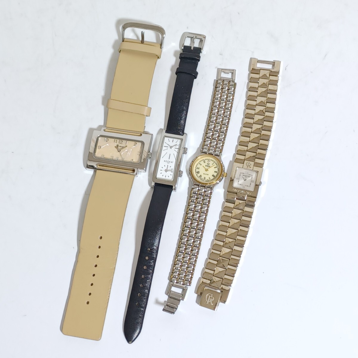 腕時計 セット売り まとめて 大量 ケース付き Brain ブレイン AIGNER アイグナー KOOKAI VIOR GEORGES RECH 7個 (SK)の画像4