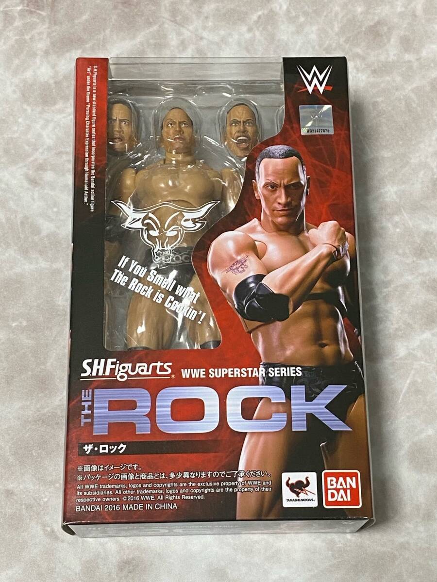 S.H.Figuarts The Rock ザ・ロック WWE フィギュア 中古品 送料無料_画像1