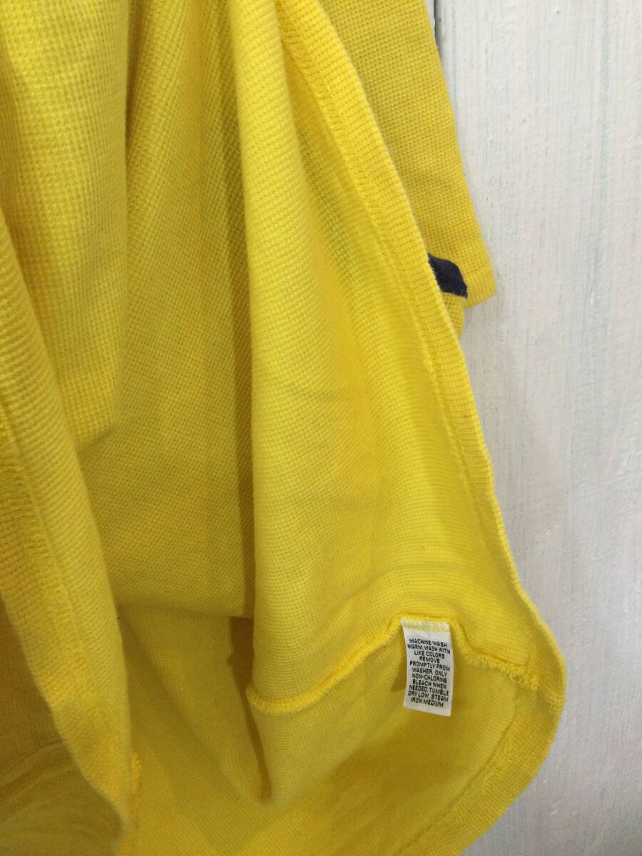 POLO SPORT RALPH LAUREN ポロ スポート ラルフローレン コットン半袖Tシャツ 鹿子 メンズXXL 大きめ ダメージあり_画像7