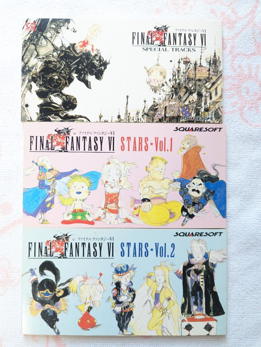 安い割引 FINAL 3枚セット 8cmシングルCD FF6 FANTASY TRACKS SPECIAL VI ロールプレイング