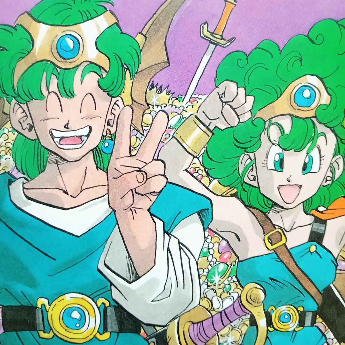 ドラゴンクエストⅣ 導かれし者たち イラスト ポスター 額付き ドラゴンクエストⅣ 導かれし者たち イラスト ポスター 額付き