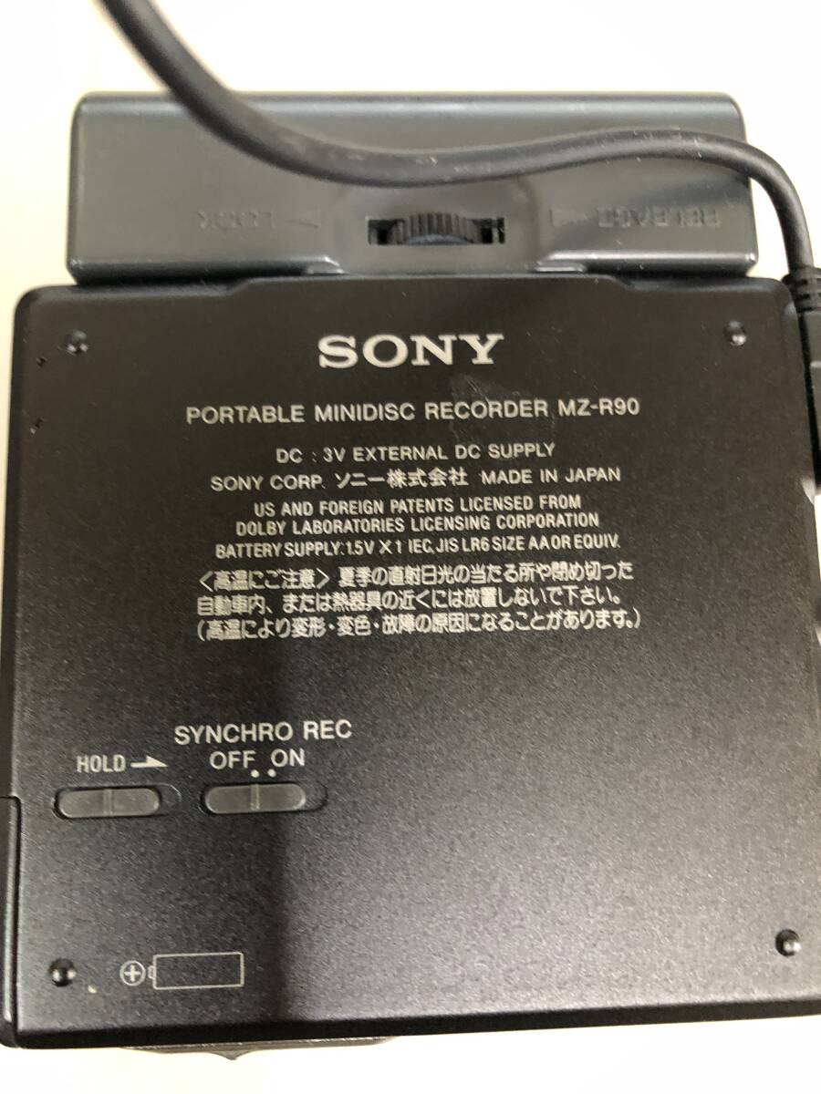  SONY ソニー MZ-R90 NET MD WALKMAN/MDレコーダー 中古品 _画像4