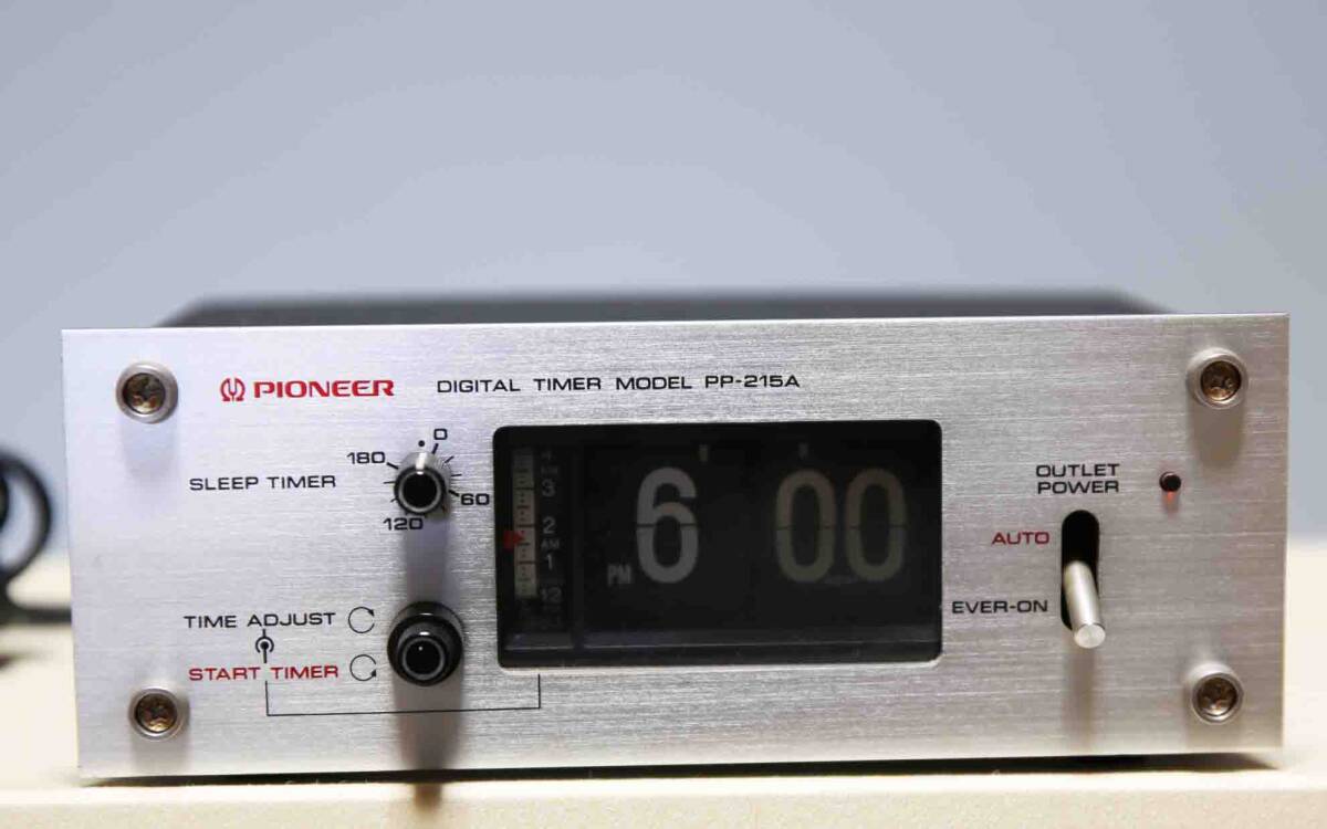  PIONEER パイオニア PP-215A デジタルタイマー 通電確認のみ ジャンクの画像1