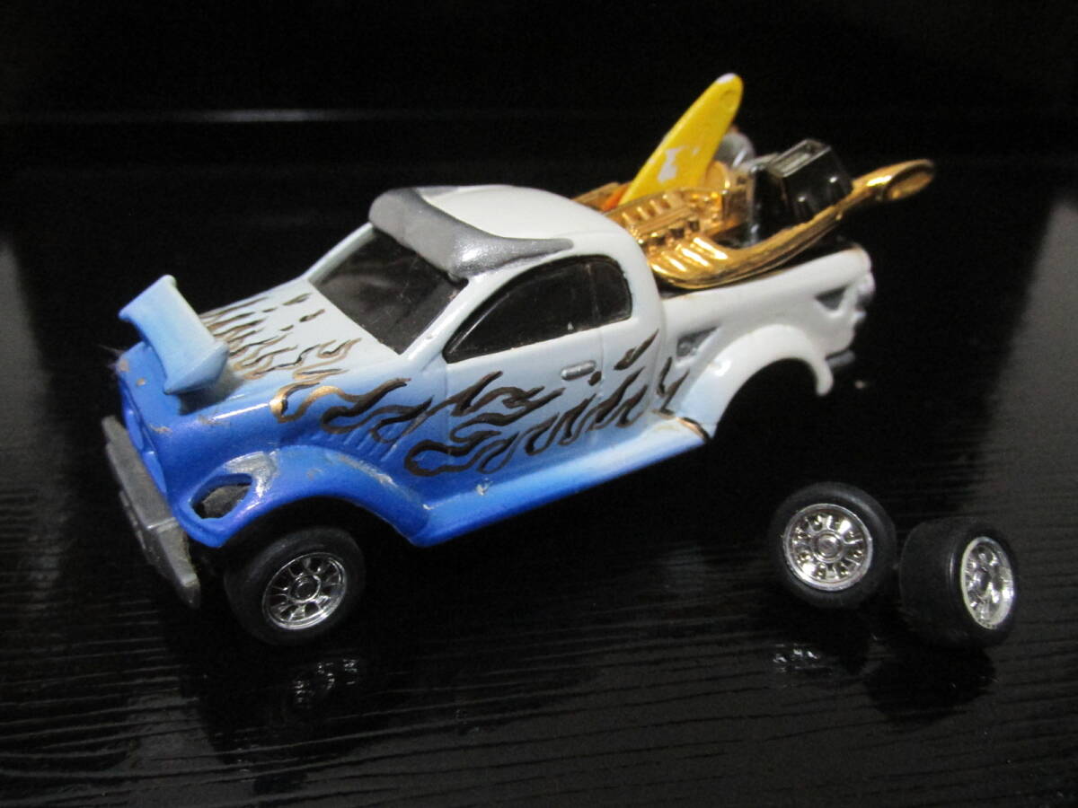 ■□カスタム車　 DODGE POWER WAGON ダッジ パワー ワゴン Base OLD HOT WHEELS　未開封□■_後輪はずれています