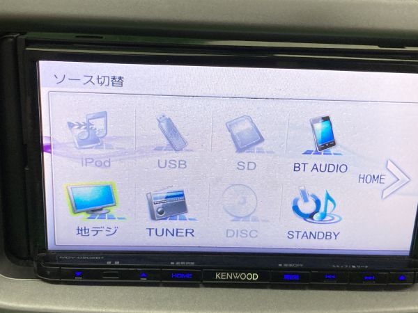 A-42 ケンウッド メモリーナビ 2014年地図 MDV-D502BT  フルセグ/DVD/CD/SD/USB/Bluetooth/iPodの画像2