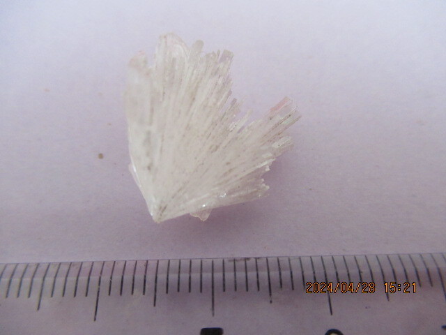 鉱物標本 異極鉱(Hemimorphite)　結晶　3.5g 　メキシコ_画像2