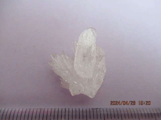 鉱物標本 異極鉱(Hemimorphite)　結晶　3.5g 　メキシコ_画像3