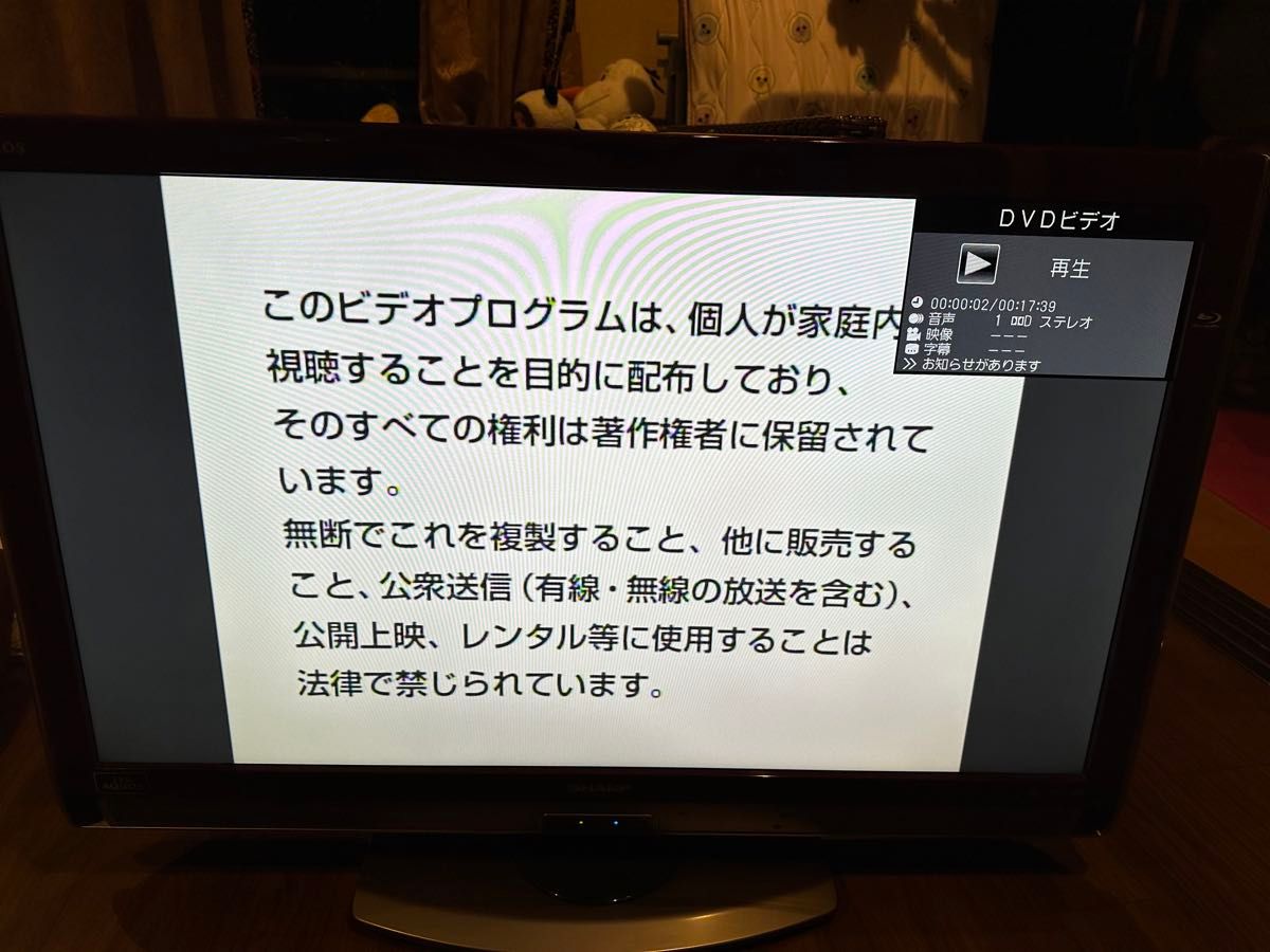 大幅値下げ！SHARP液晶テレビ 40インチ/ LC-40DX3 ブルーレイ内蔵