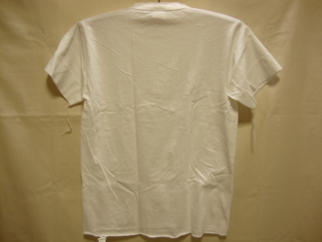 価格￥3.740- size[Ｌ]【Healthknit】ヘルスニット ヘンリーネック Tシャツ 半袖-906S☆color【白/WHITE】size【Ｌ】U.S.A 綿/正規新品_画像2