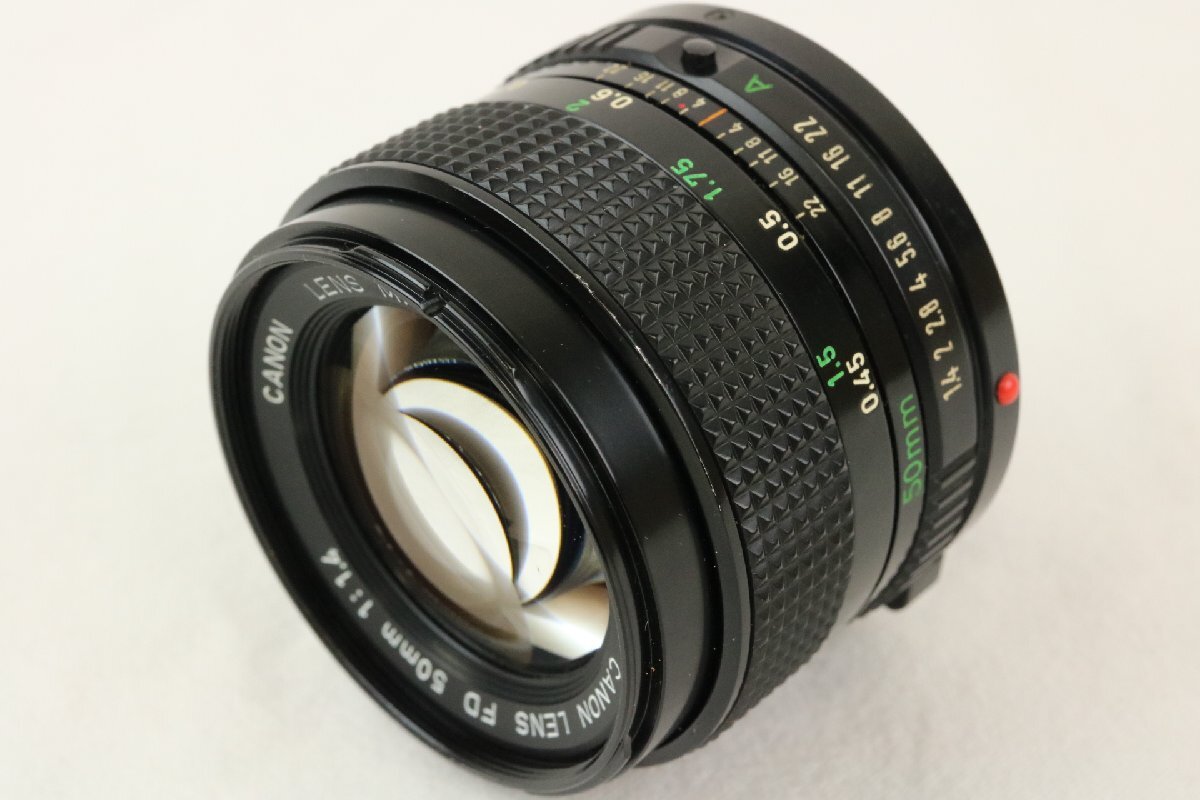 Canon New FD 50mm F1.4 キヤノン 単焦点レンズ 一眼レフ カメラ 【彩irodori】_画像3