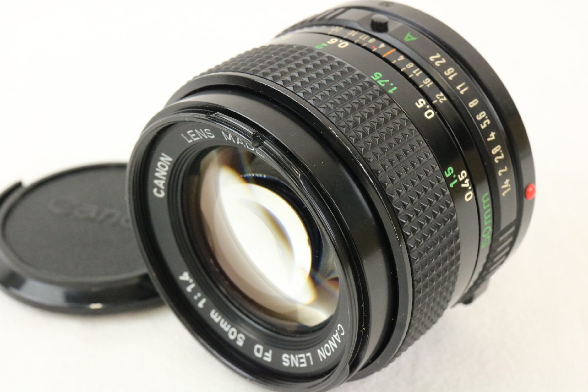 Canon New FD 50mm F1.4 キヤノン 単焦点レンズ 一眼レフ カメラ 【彩irodori】_画像2