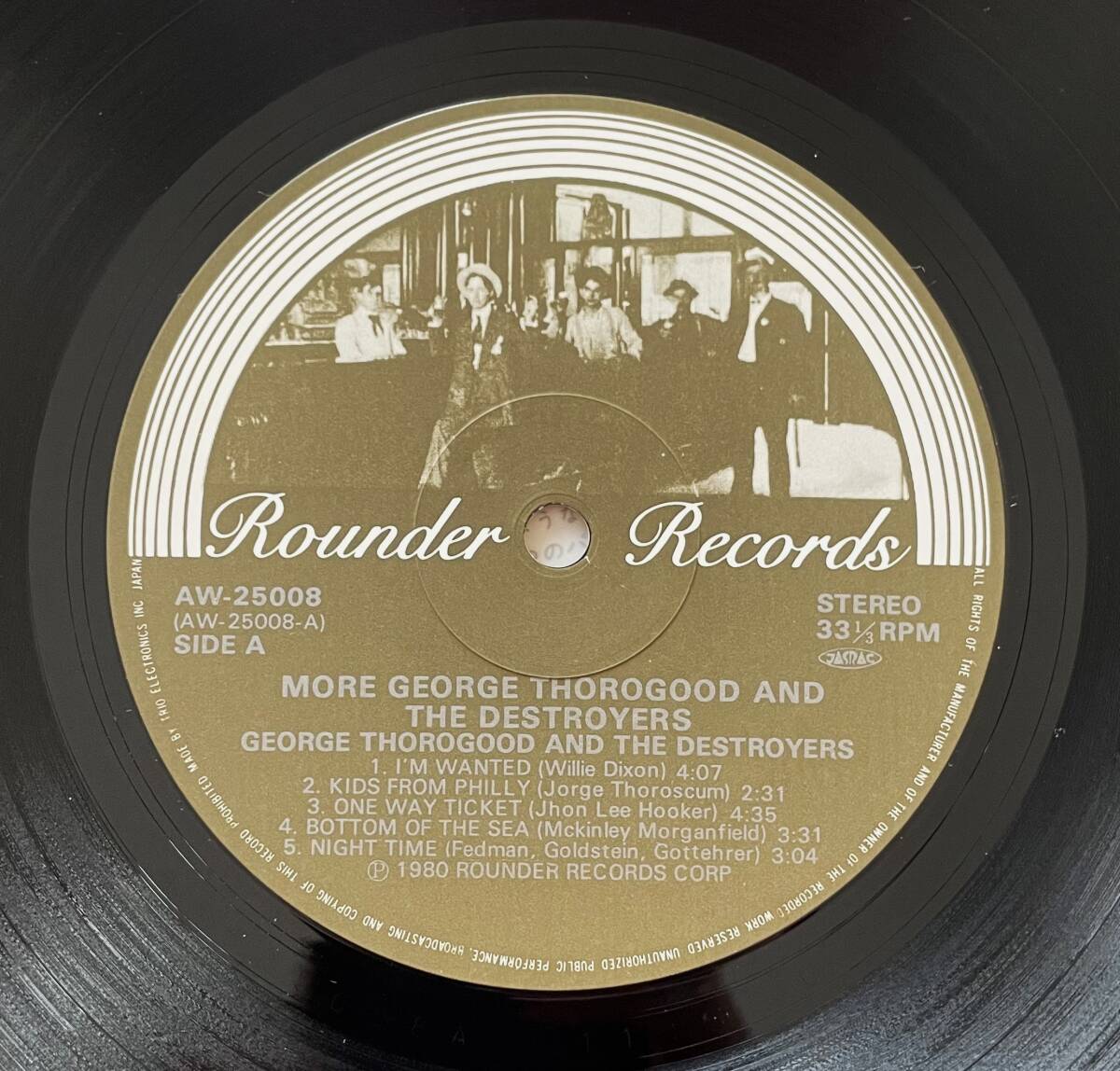 格安！帯付国内盤 ジョージ ソロ グッド＆デストロイヤーズ【George Thorogood ＆the Destroyers】／鮮烈のロックンローラー AW-25008の画像3