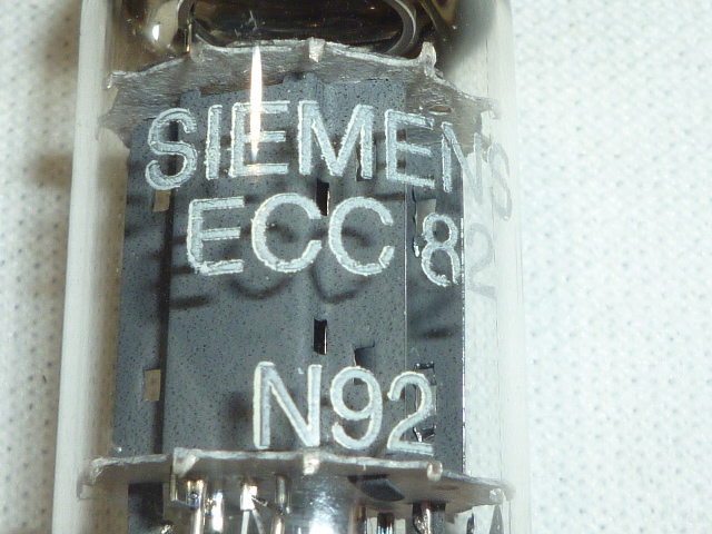 SIEMENS ECC82 （12AU7） 真空管 4本 現状 中古品の画像8