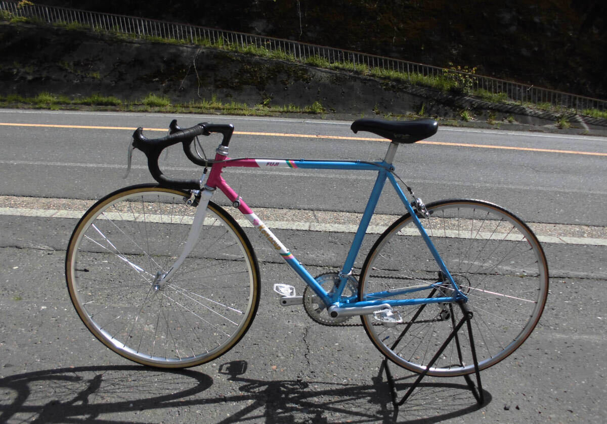 1円～FUJI ロードバイク konacup SHIMANO 14速 28インチ 青色 4324の画像2