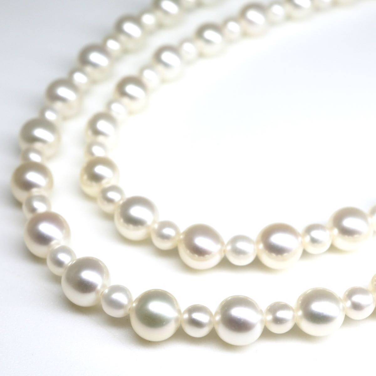 TASAKI(田崎真珠)◆K18 本真珠ネックレス/ 31 ◆A 約11.9g 約42.0cm 3.5-5.0mm珠 pearl パール jewelry necklace ジュエリー EC3/ED0_画像1