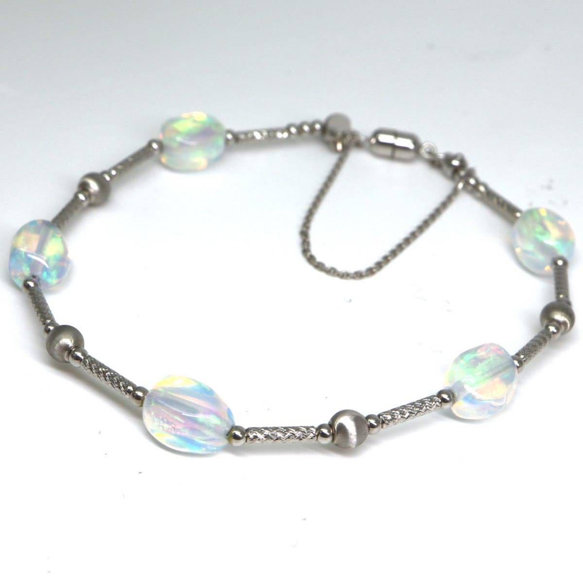 CrescentVert(クレサンベール)◆K18 オパールブレスレット◆A● 約5.4g 約18.5cm opal jewelry bracelet ジュエリー EC4/EC4の画像3