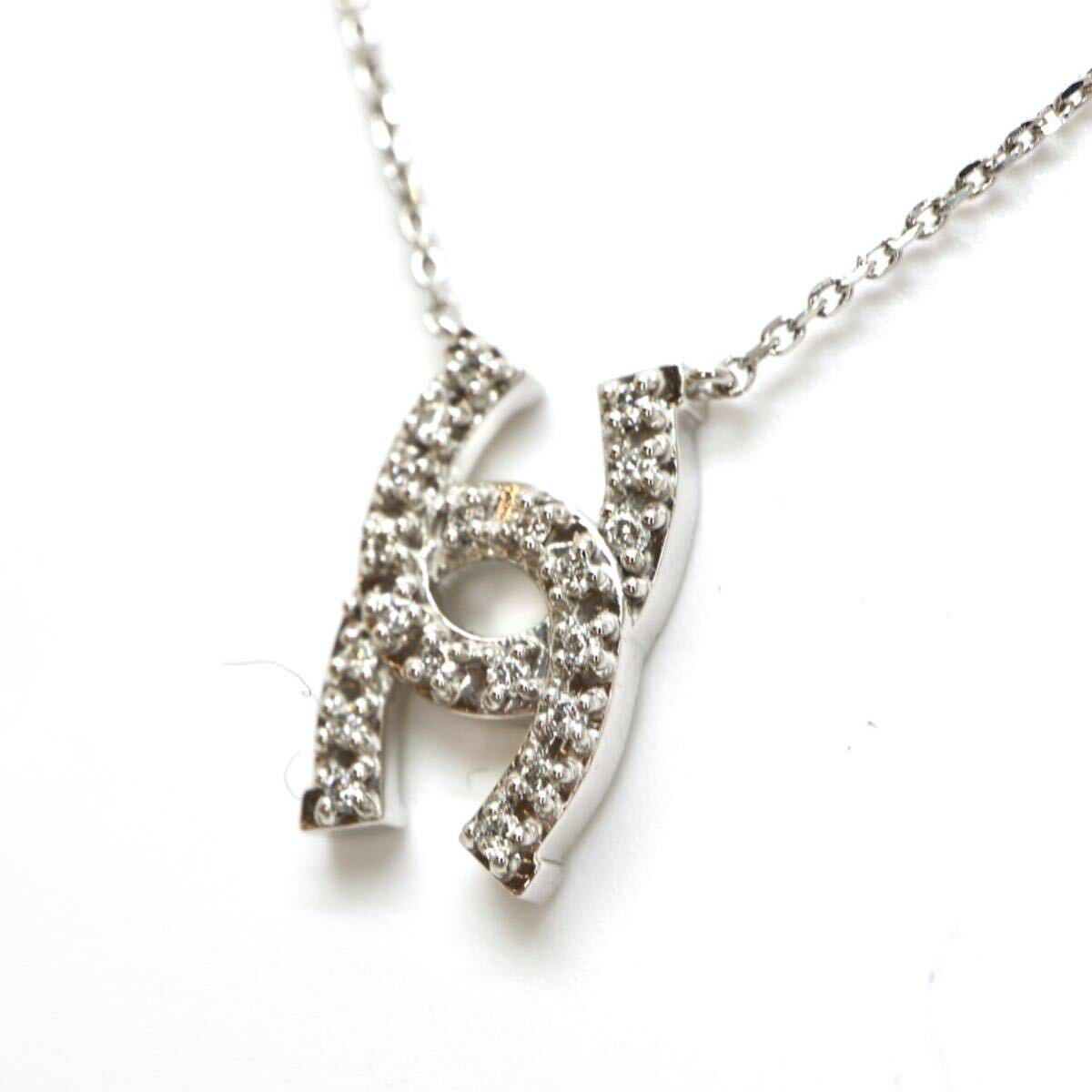 VENDOME AOYAMA(ヴァンドーム青山)◆K18 天然ダイヤモンドネックレス◆A● 約2.5g 約41.0cm diamond necklace jewelry ジュエリー EB1/EB1の画像4