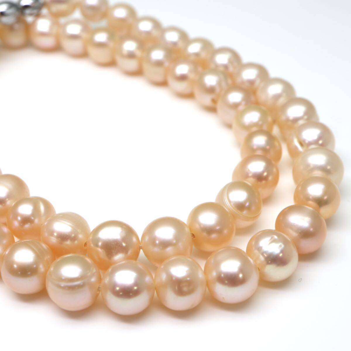 ◆本真珠ネックレス/ 38 ◆A 約41.9g 約46.5cm 8.5mm珠 pearl パール jewelry necklace ジュエリー DC8/DC8の画像5