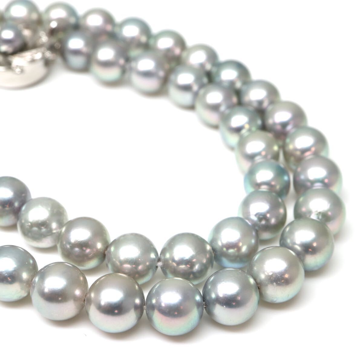 ◆アコヤ本真珠ネックレス/ 31 ◆A 約32.9g 約43.5cm 7.0-7.5mm珠 pearl パール jewelry necklace ジュエリー CE0/DE0の画像5