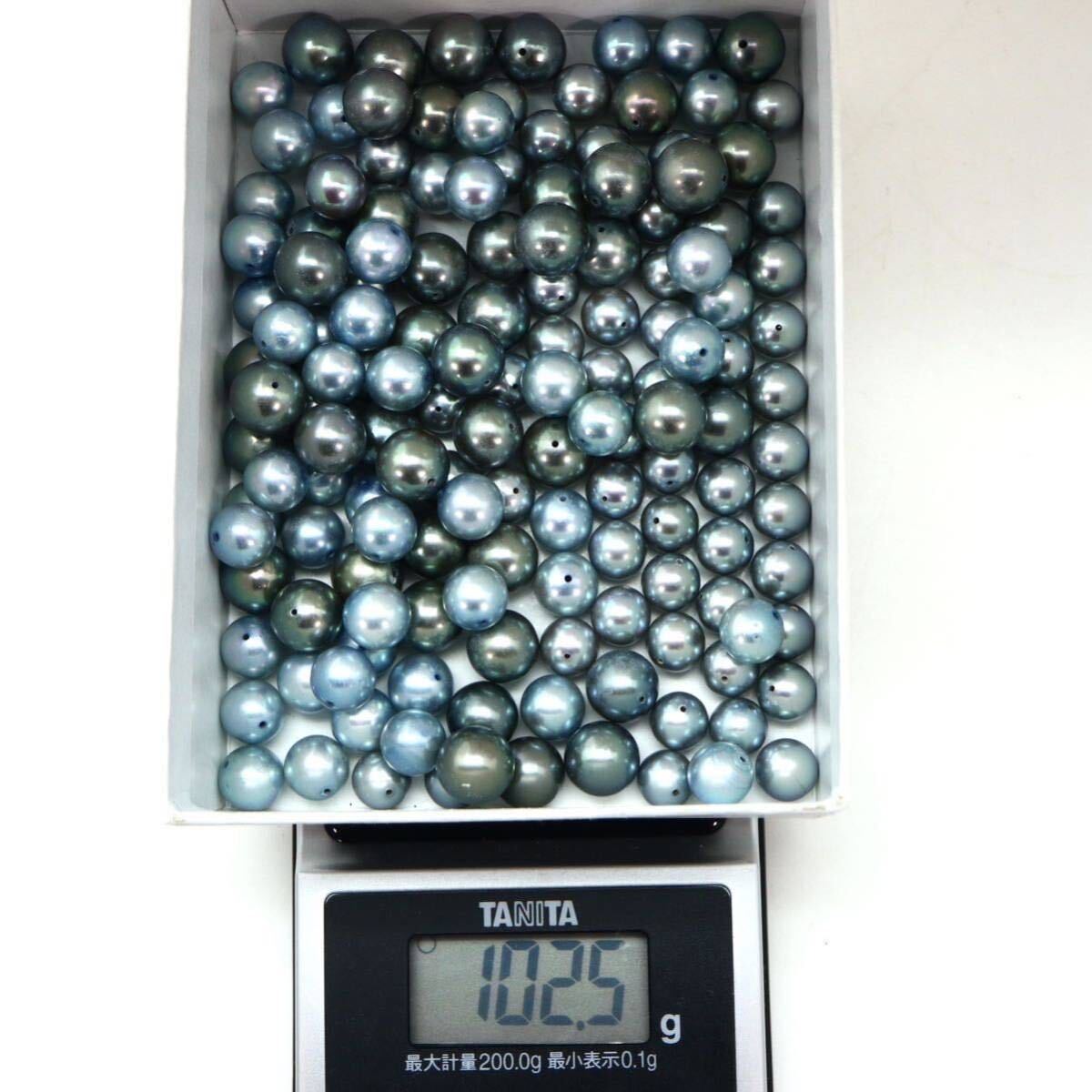 512.5ct!!◆アコヤ本真珠おまとめ◆A◎ 重量約102.5g 7.0-9.0mm珠 pearl パール ルース 裸石 宝石 ジュエリー jewelry EB4の画像7
