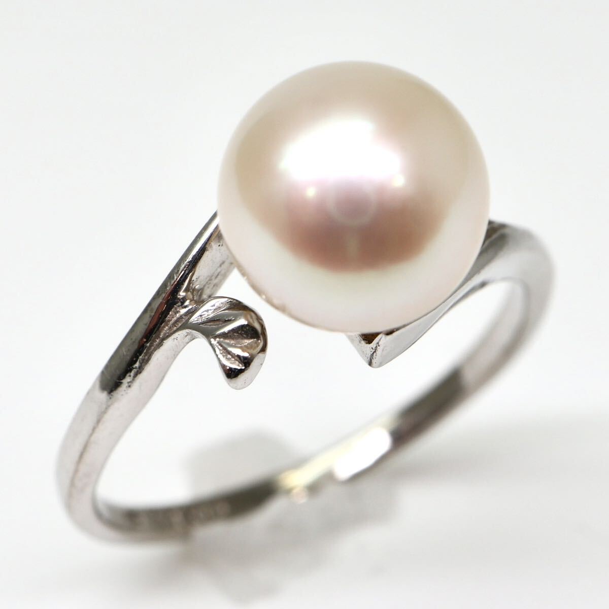 MIKIMOTO(ミキモト)◆K14 アコヤ本真珠リング◆A 約2.3g 約10号 パール pearl ring指輪 jewelry DI6/EA2の画像1