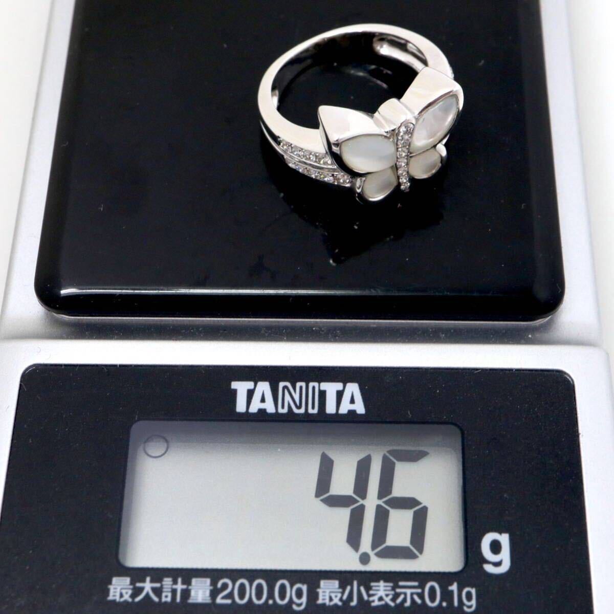 JEWELRY MAKI(ジュエリーマキ)◆K18 シェル/天然ダイヤモンドリング◆A● 約4.6g 7.0号 diamond ジュエリー ring 指輪 ED1/ED1の画像10