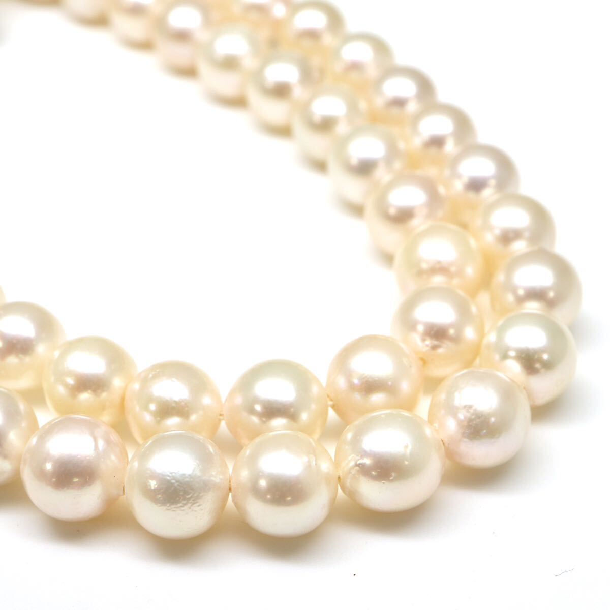 ◆アコヤ本真珠ネックレス/ 5 ◆A 約31.9g 約42.5cm 7.0mm珠 pearl パール jewelry necklace ジュエリー DE0/EA5の画像5