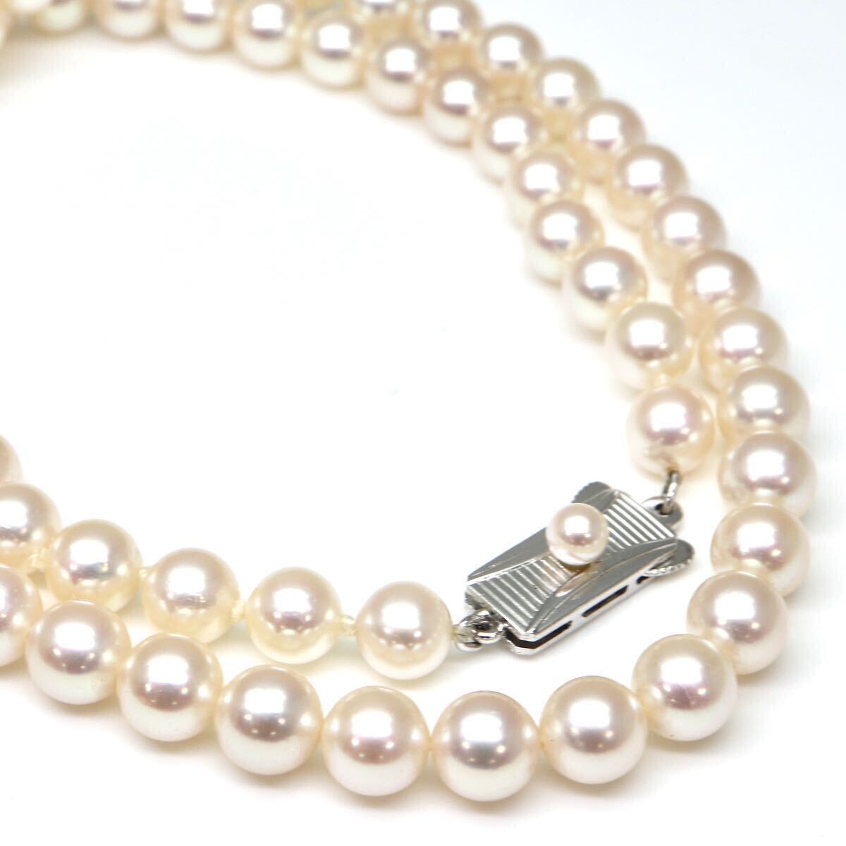 箱付き!!MIKIMOTO(ミキモト)◆アコヤ本真珠ネックレス◆A 約5.1g 約43.0cm 6.0mm珠 pearl パール necklace ジュエリー jewelry EF0/EF0の画像5