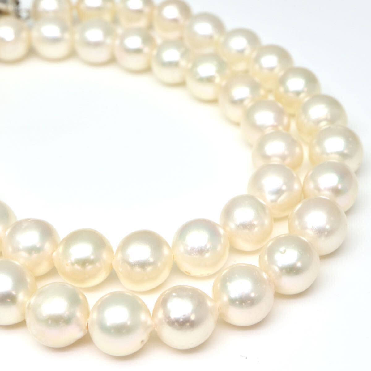 ◆アコヤ本真珠ネックレス/ 23 ◆A 約40.8g 約43.0cm 8.0-8.5mm珠 pearl パール jewelry necklace ジュエリー DC0/DH0の画像5