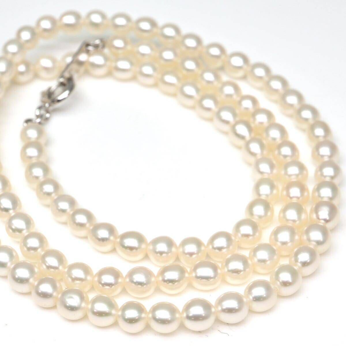 TASAKI(田崎真珠)◆本真珠ネックレス/ 31 ◆As 約8.5g 約42.0cm 3.5-4.0mm珠 ベビーパール pearl jewelry necklace ジュエリー ED0/ED0の画像1