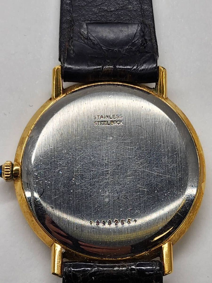 LONGINES ロンジン QUARTZ クオーツ 白文字盤 腕時計 アンティークの画像4