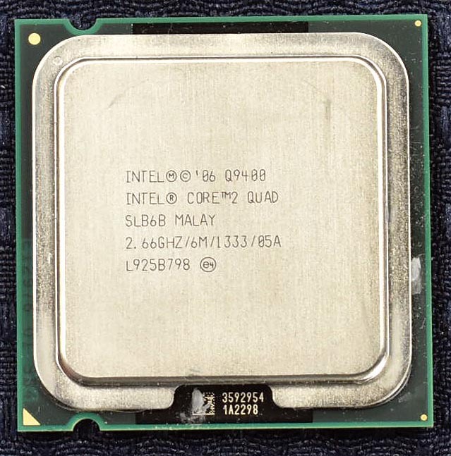 Intel Core 2 Quad Q9400 SLB6B Socket 775 (LGA775) Yorkfield (動作確認済 中古品) (管:PCC1